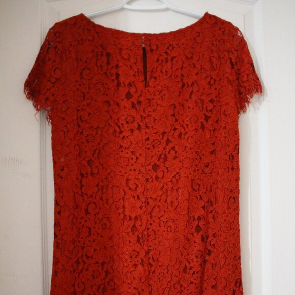 Zara Red Lace Dress - Picture 2 of 2